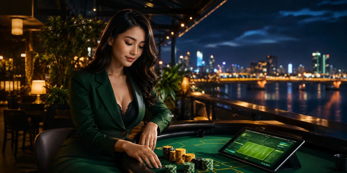 Người chơi tại Sài Gòn kiểm tra tài khoản và giao dịch cá cược qua điện thoại trong quán cà phê